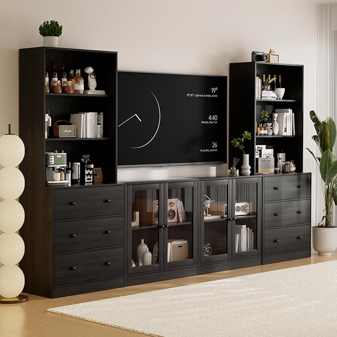 TUSY 71" Large TV Stand Set