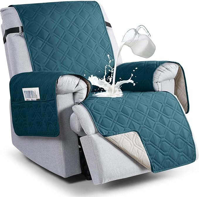 VANSOFY 100% Waterproof Recliner Chair Covers, Recliner Cover Non-Slip Dog