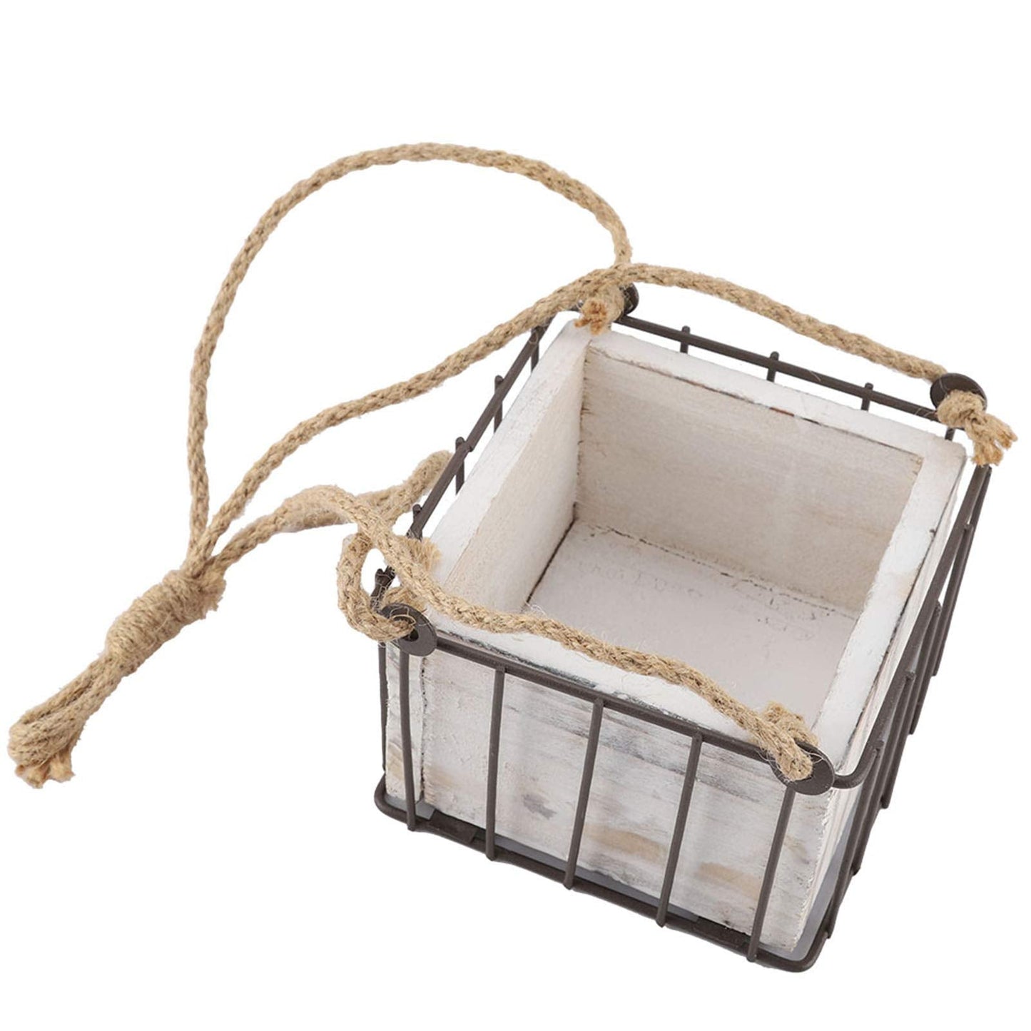 Yosoo Hanging Baskets for Plants, Home Garden Wall Storage Planter Hangings Decor Flower Plant Hanging Basket Flowerpot