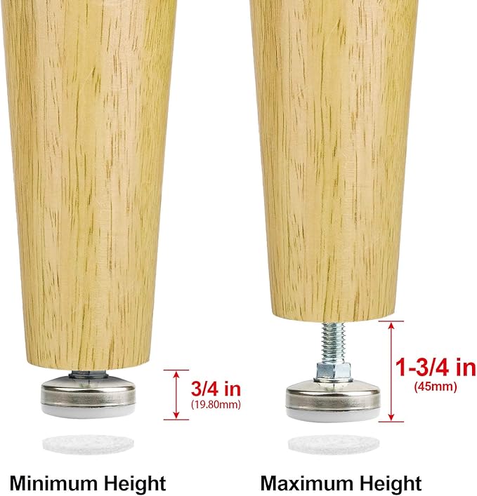 Heavy Duty Furniture Levelers Adjustable Furniture Legs Levelers, Leveling Feet