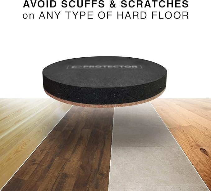 Felt Furniture Sliders Hardwood Floors X-PROTECTOR – 8 PCS 4 3/4 inch Furniture