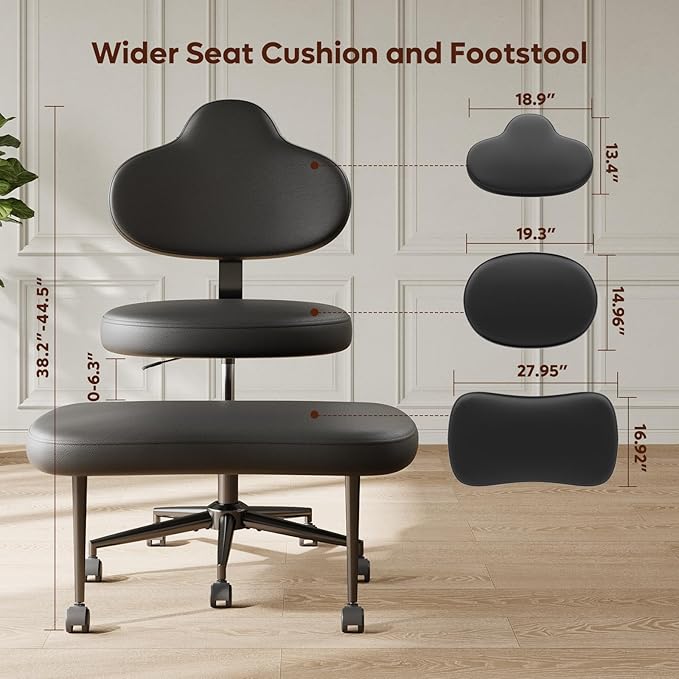 Pinmoco Cross Legged Office Chair