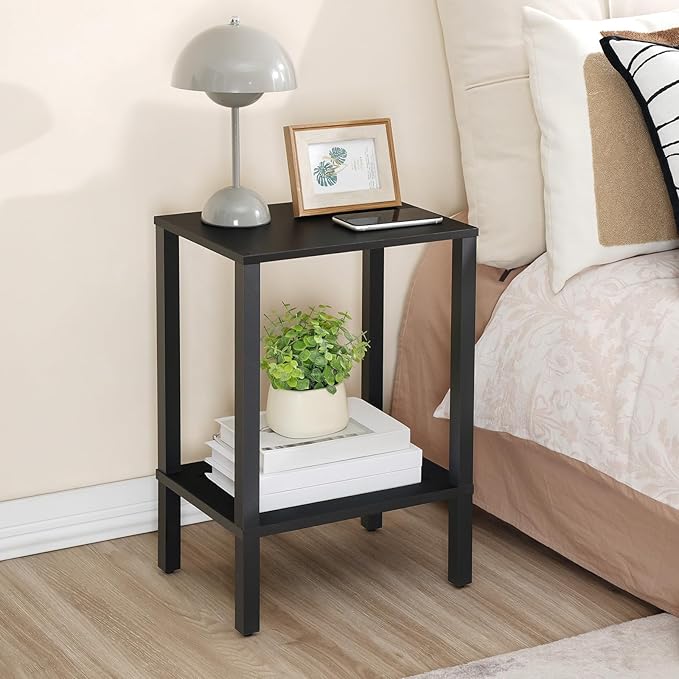 HOOBRO End Tables Set of 2, Small Side Tables