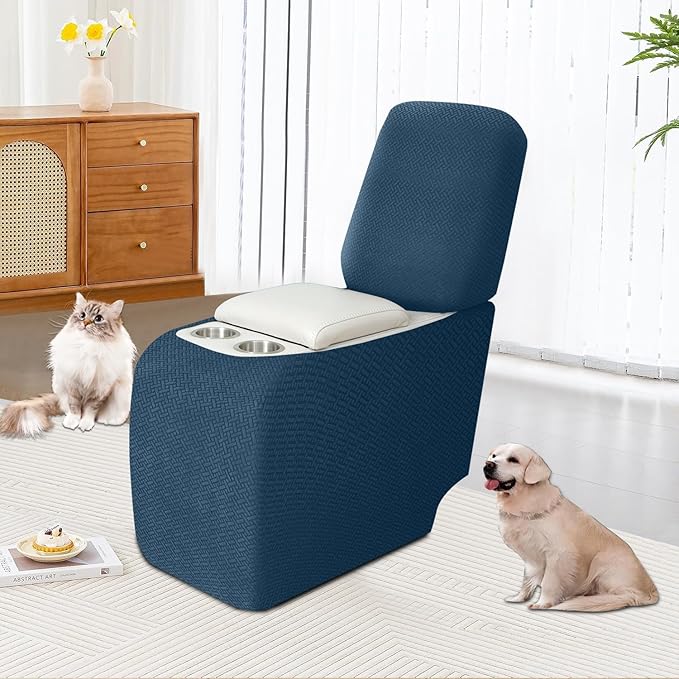 ALIECOM Recliner Sectional Couch Covers L Shape Stretch Corner Reclining