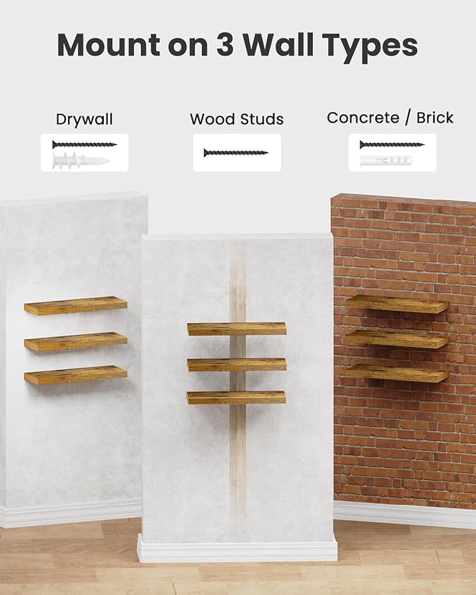 AMADA HOMEFURNISHING Floating Shelves, Wall Shelves