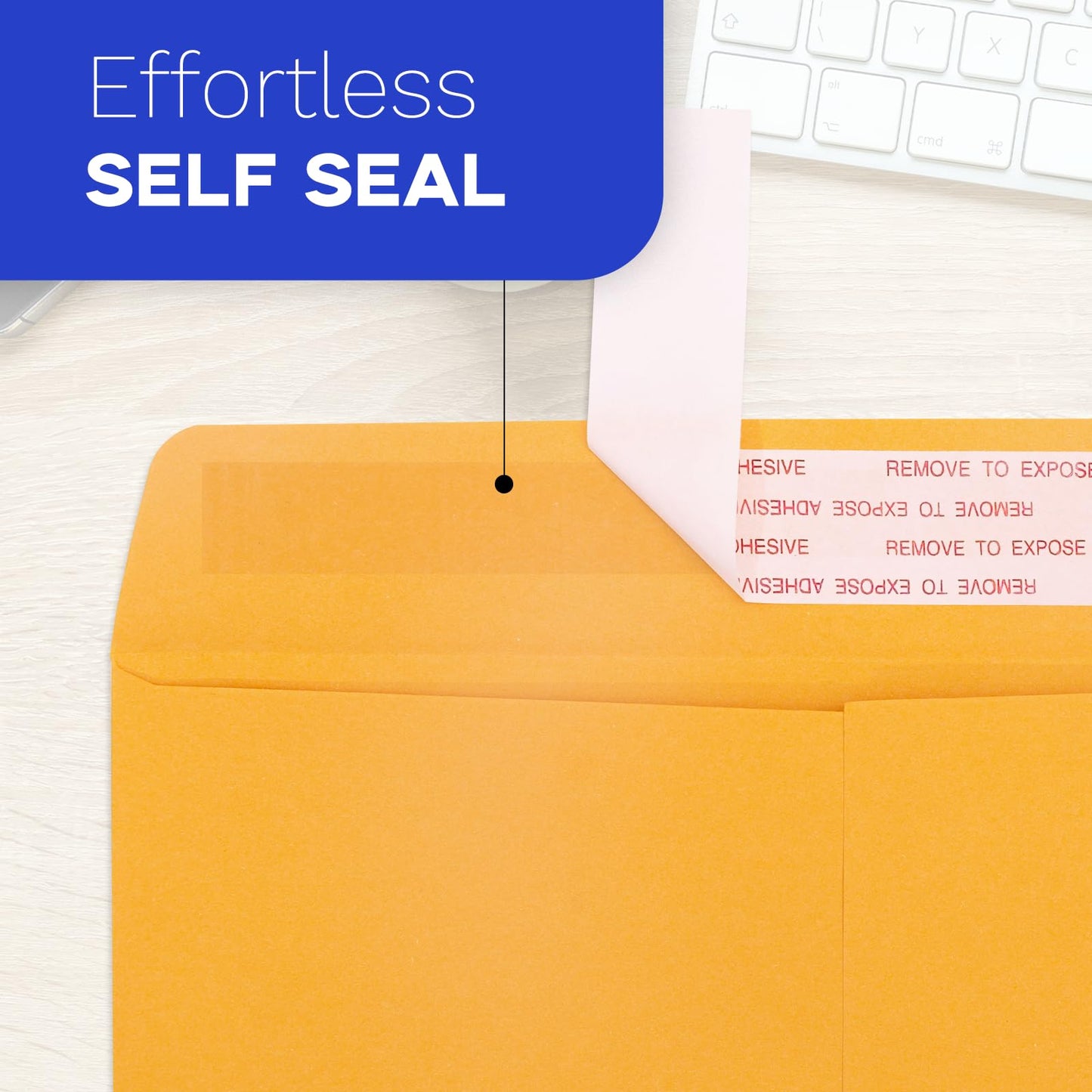 6x9 Manilla Envelopes Self Seal 250 PCS, Goefun Small Brown Kraft Catalog Envelopes 6x9 for Mailing - 100GSM Paper