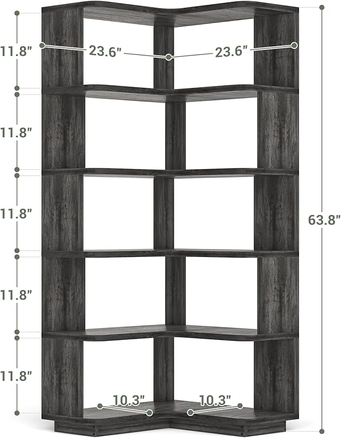 Armocity Corner Book Shelf