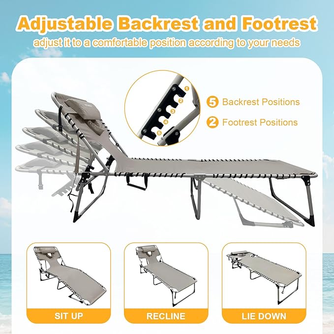 Backpack Sun Tanning Chair