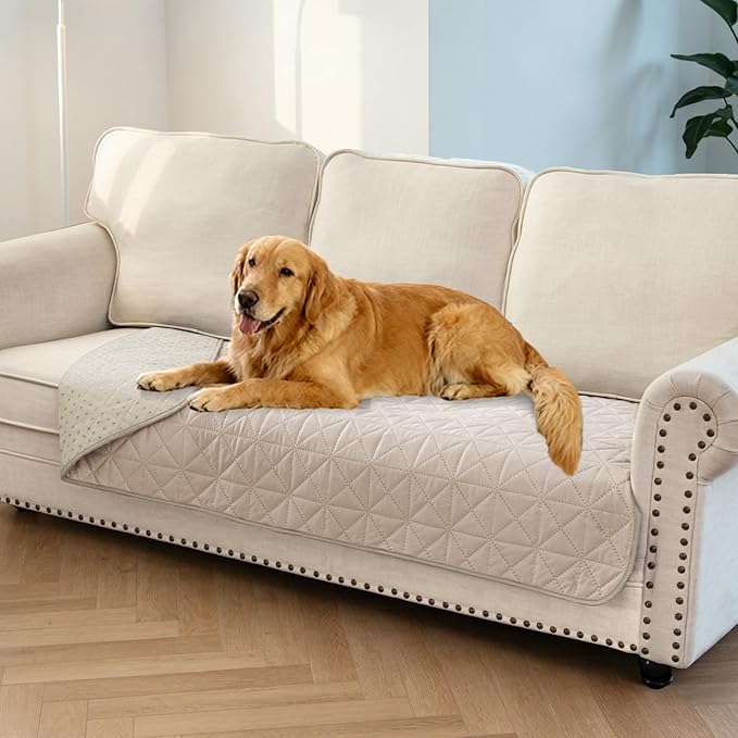 Ameritex Sofa Cover Waterproof for Seats Couch Cover for Dogs Pet Couch Cover