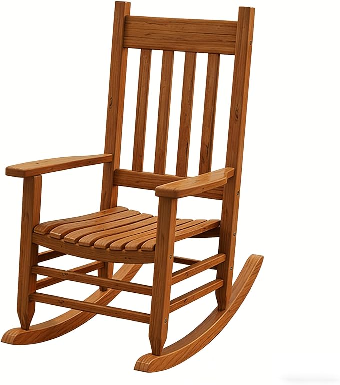 Oversized Outdoor Wooden Rocking Chair