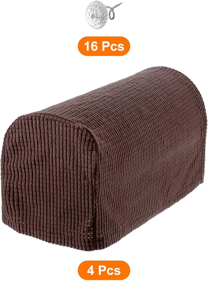 uxcell Stretch Armrest Covers Armchair Anti-Slip