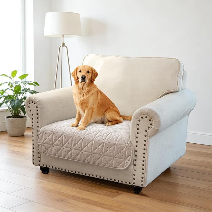 Ameritex Sofa Cover Waterproof for Seats Couch Cover for Dogs Pet Couch Cover