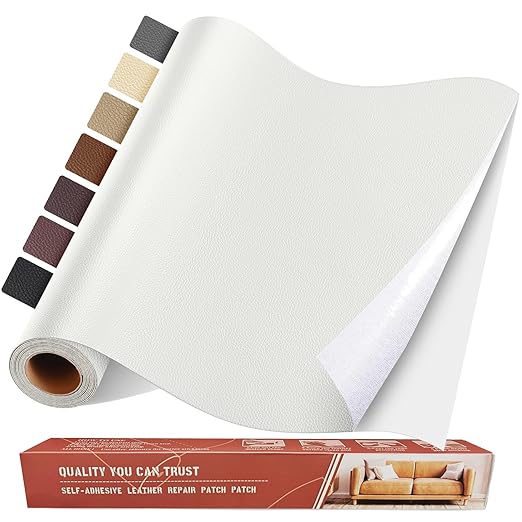 Self Adhesive Leather Repair Patch Kit, 31.4 in x 16 in Large Vinyl Leather