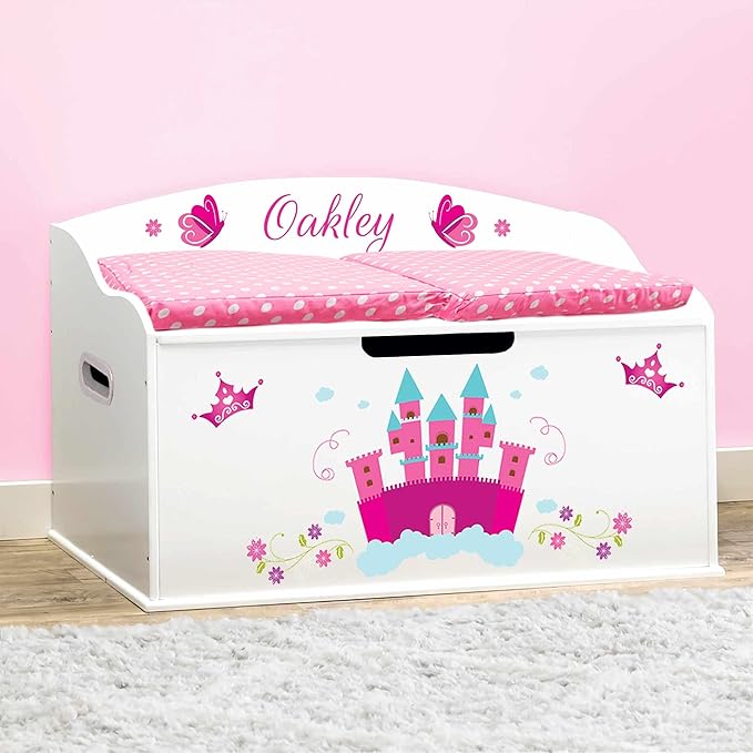 DIBSIES Personalized Creative Wonders Toy Box, 30 x 19.25 x 18 inches,