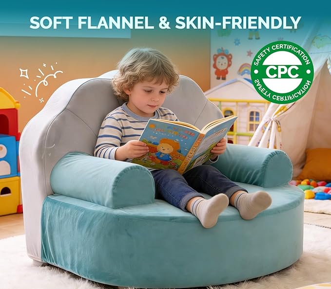 Snuggly Toddler Chair, Soft Kids Sofa