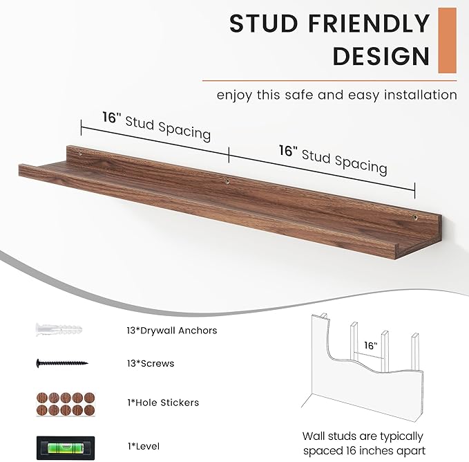 FLYJOE Floating Picture Ledge Shelves