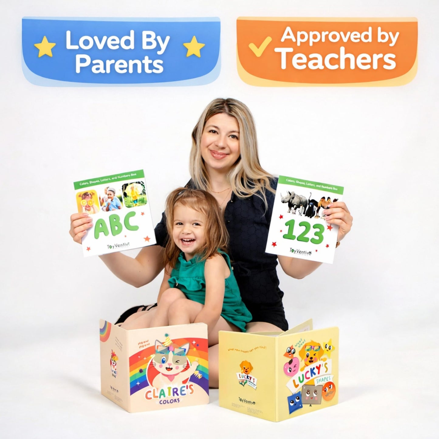 Preschool Montessori Learning Kit With Busy Book For Toddlers 1-3- Baby Flash Cards - Quiet Activity Books - Puzzles Ages 2-4 - Flashcards 3-5 Years - 1 Year Old Boy Gifts -1st Birthday Toys For Girls