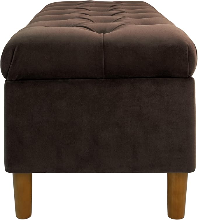 Homepop Home Decor | Tufted Ainsley Button Storage Ottoman Bench