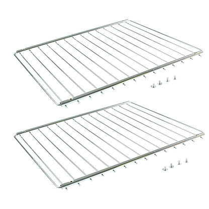 First4Spares Universal Adjustable Extendable Oven Shelf/Cooker/Fridge Rack, 352-566 mm, Pack of 2
