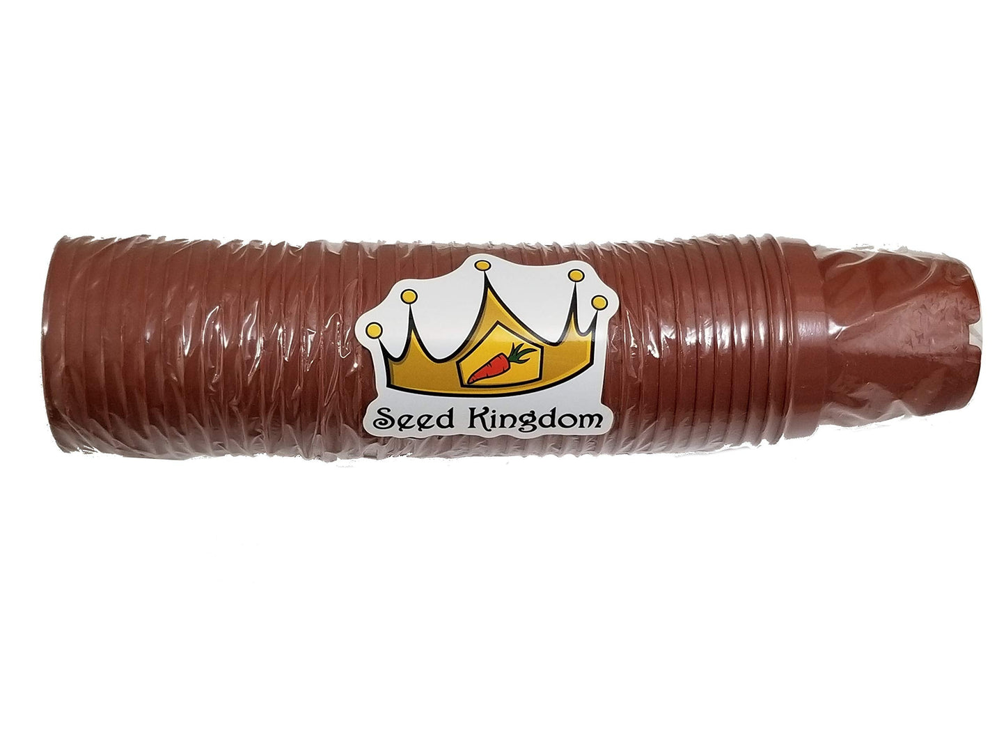 Seed Kingdom 40 New 2 Inch Plastic Nursery Pots ~ Pots are 2 Inch Round at The Top and 1.9 Inch Deep Color: Terracotta
