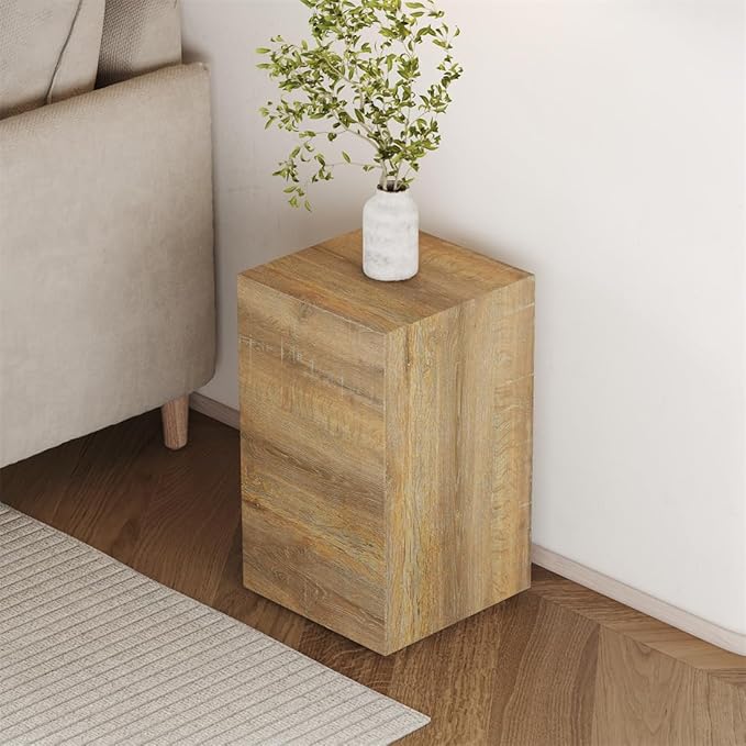 End Table, Side Table Living Room Table, Modern Sofa Couch Tables, Faux Marble