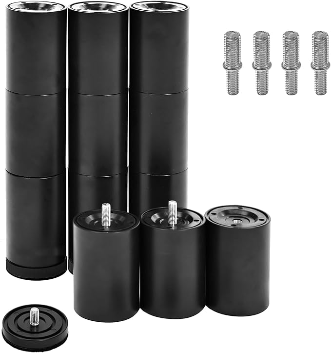 11 Inch Bed Legs for Adjustable Bed Base Frame, Screw in Furniture Replacement