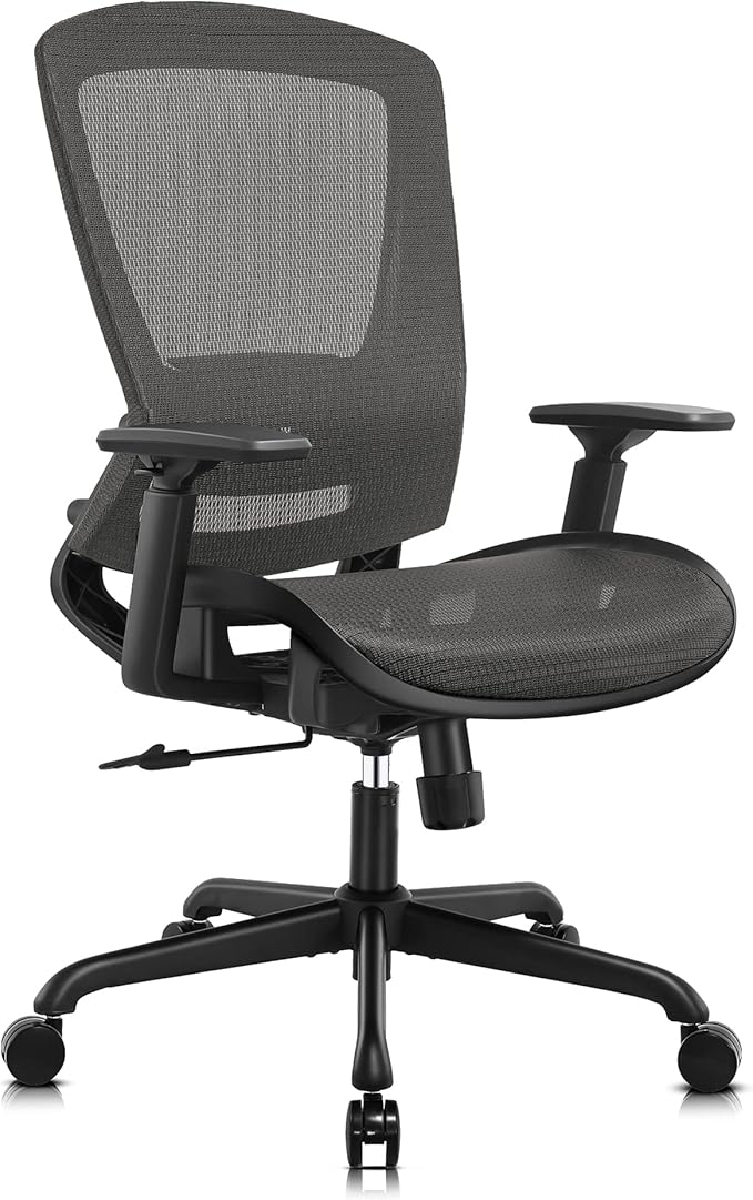 ELABEST T96 Mesh Office Chair, Ergonomic Computer Desk Chair, Sturdy Task