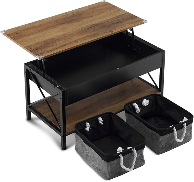 VINGLI 36" Lift Top Coffee Table
