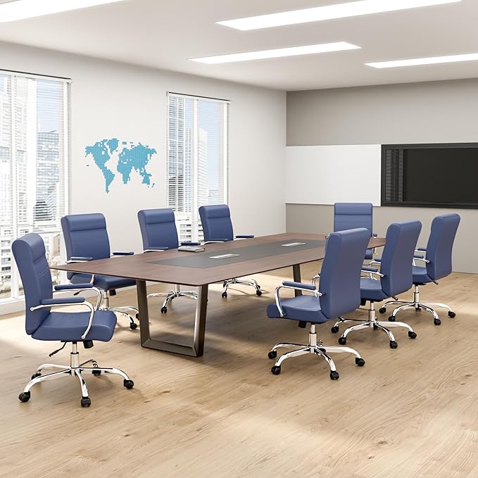 Office Desk Chair, Modern Conference Room Chairs, High Back Ergonomic Home
