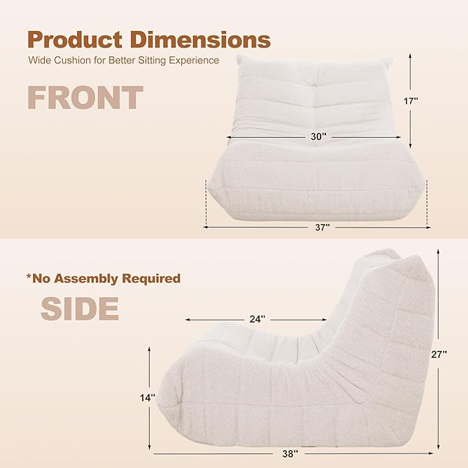 Bean Bag Chair Big Sofa Beanbag Chair