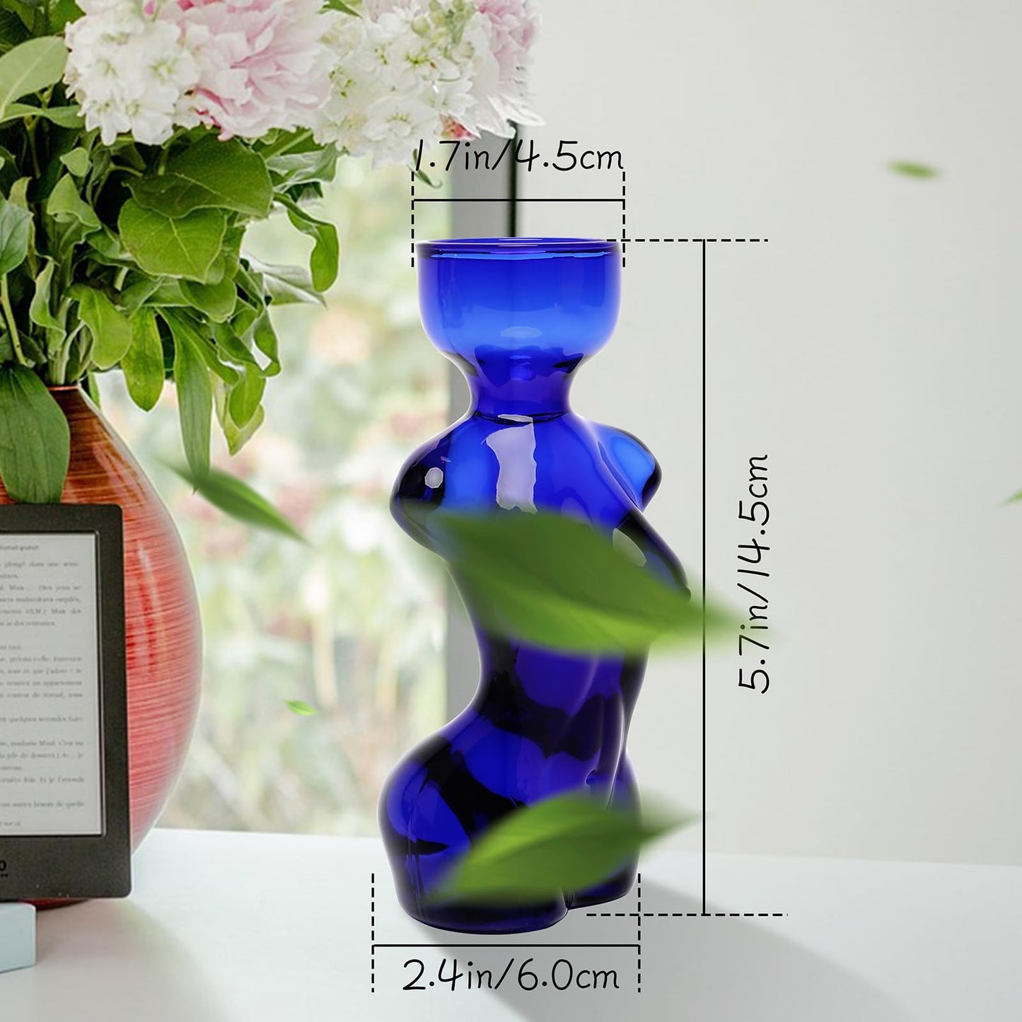 CYZglass Propagation Vases for Plants Plant Propagation Jars Unique Body Avocado Vase Glass Planter Perfect for Seed Starting Water Rooting and Home Decor Gift for Father
