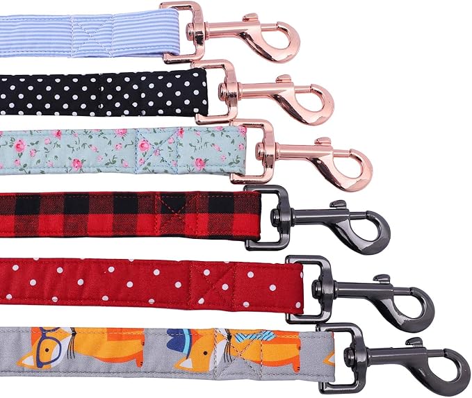 Unique Style Paws Durabel Dog Leash 6 Colors and 3 Size Soft and Comfy Handle for Dogs and Cats
