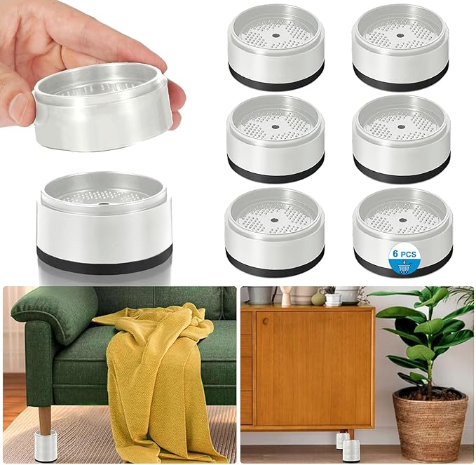 Bed Risers 1 inch, 2 inch, 3 inch, 4 inch Heavy Duty, Adjustable Furniture Riser
