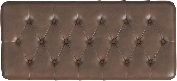 Homepop Home Decor | Tufted Ainsley Button Storage Ottoman Bench