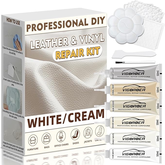 Vigorder Cream Leather Repair Kit