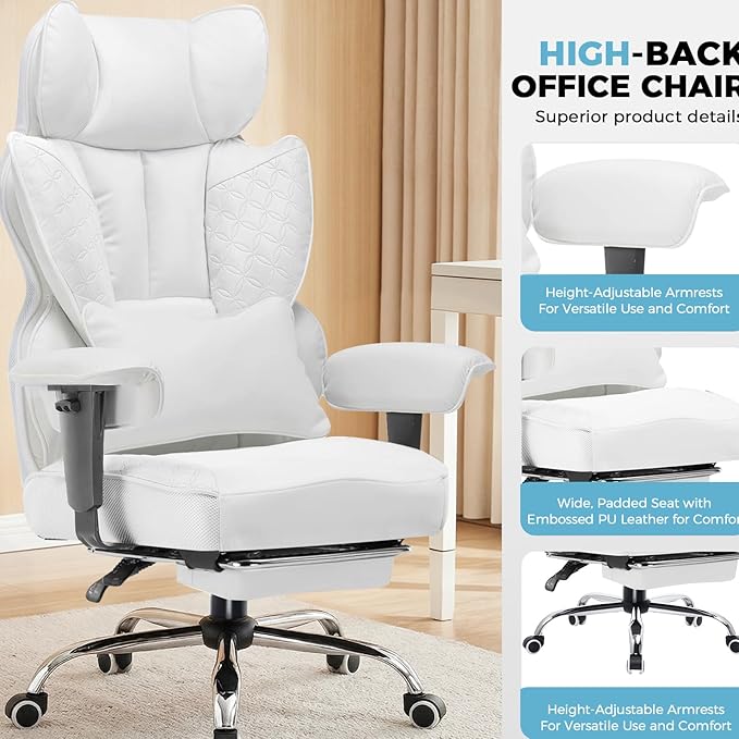COMHOMA Desk Office Chair Big and Tall Office Chairs Ergonomic Gaming Chairs