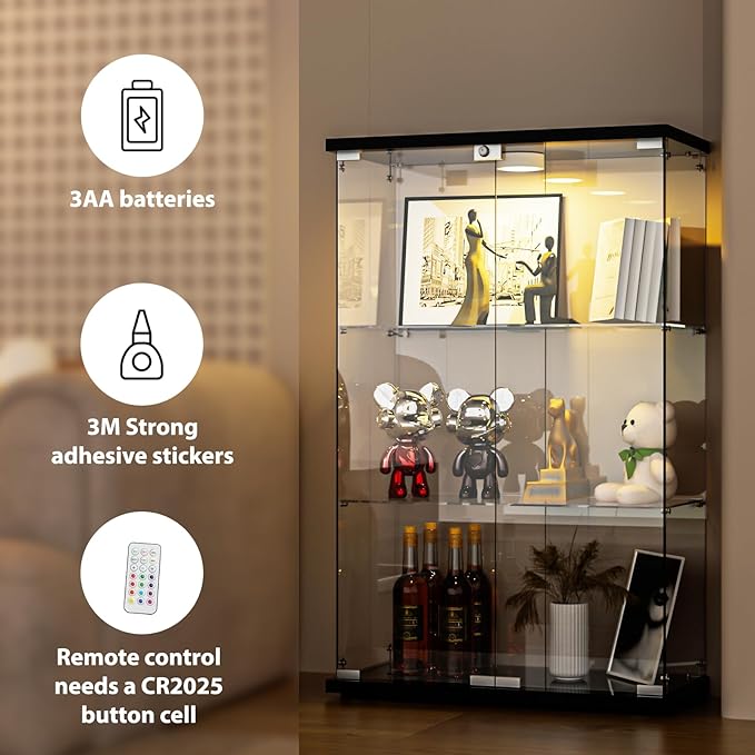 FANYUSHOW Glass Display Cabinet