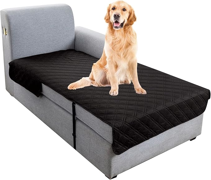 Genina L Shape Couch Cover, Sectional Couch Chaise Covers, Waterproof Washable