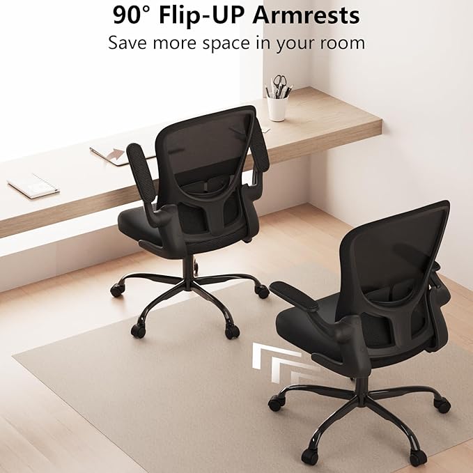 Ergonomic Office Chair, Comfort Swivel Home Office Task Chair, Breathable Mesh