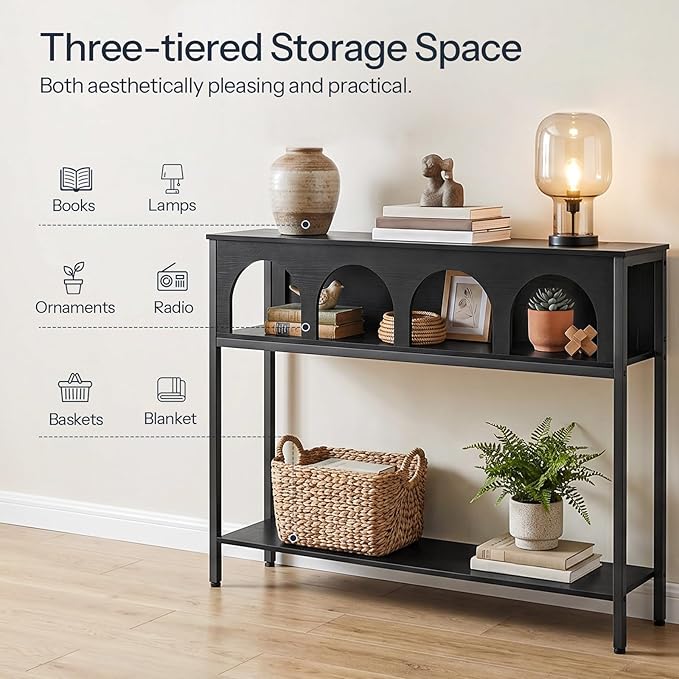 HOOBRO Console Table, Entryway Table