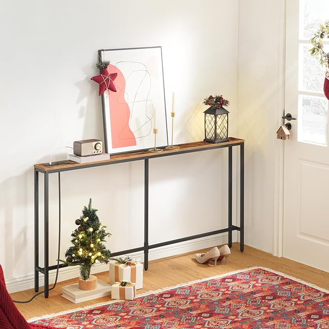 MAHANCRIS 63'' Skinny Console Table