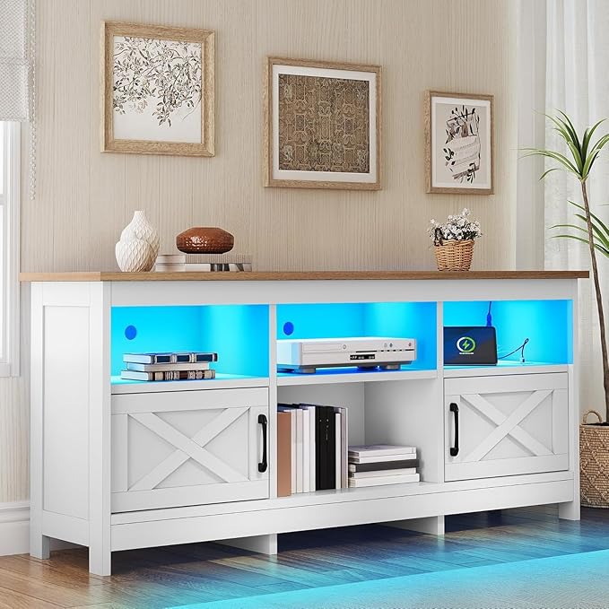 YITAHOME TV Stand for 65 Inch TVs, Entertainment Center