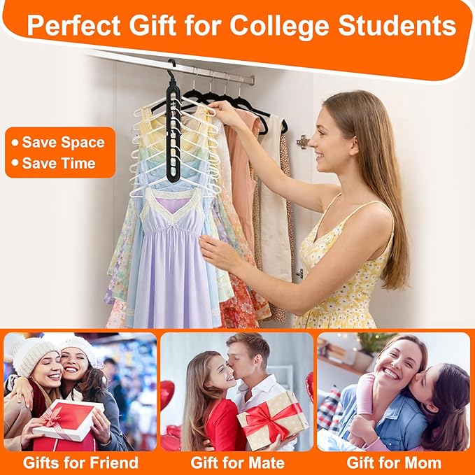 HEYHOUSE Closet Organizers and Storage, College Dorm Room Essentials