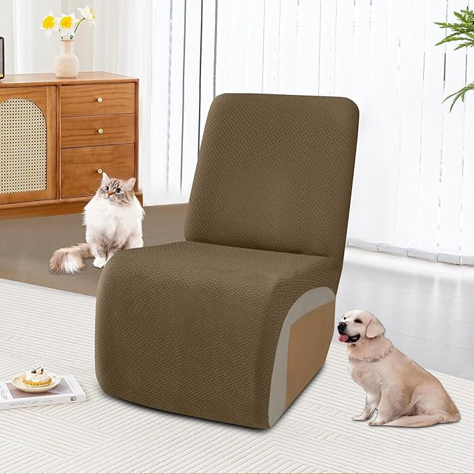 ALIECOM 100% Waterproof Recliner Sectional Couch Covers L Shape Stretch Corner