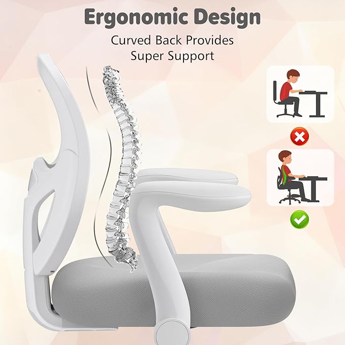HOFFREE Kids Desk Chair Ergonomic Study Chair