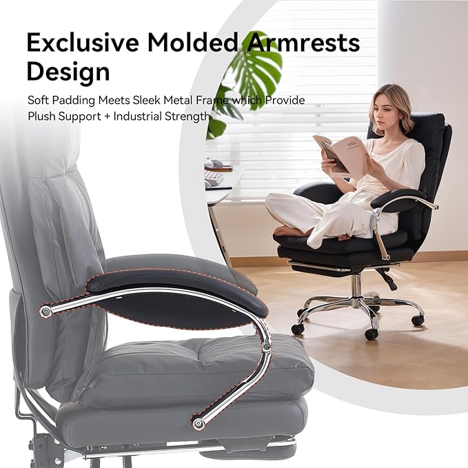 LEAGOO Heated Massage Office Chairs