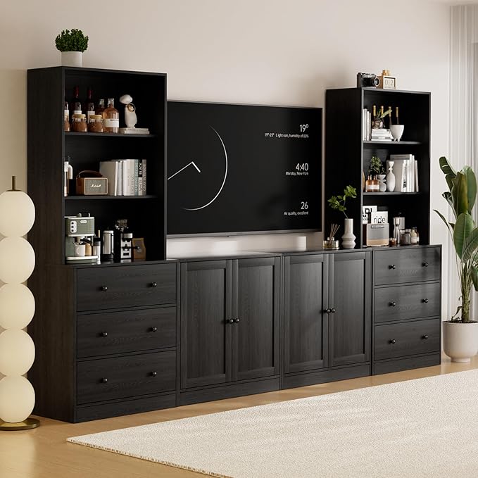 TUSY 71" Large TV Stand Set