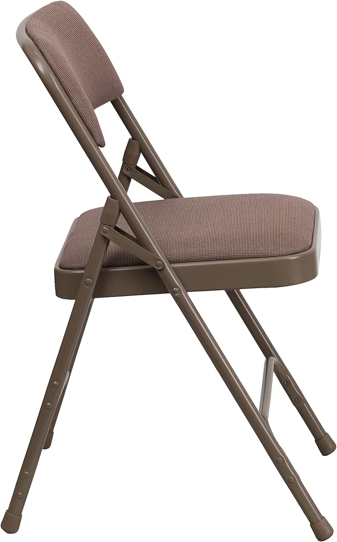 Flash Furniture 2 Pack HERCULES Series Curved Triple Braced & Double Hinged