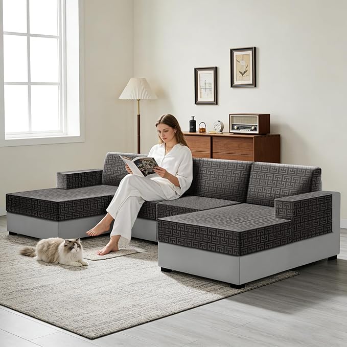 UNBBRRL Stretch Couch Cushion Cover