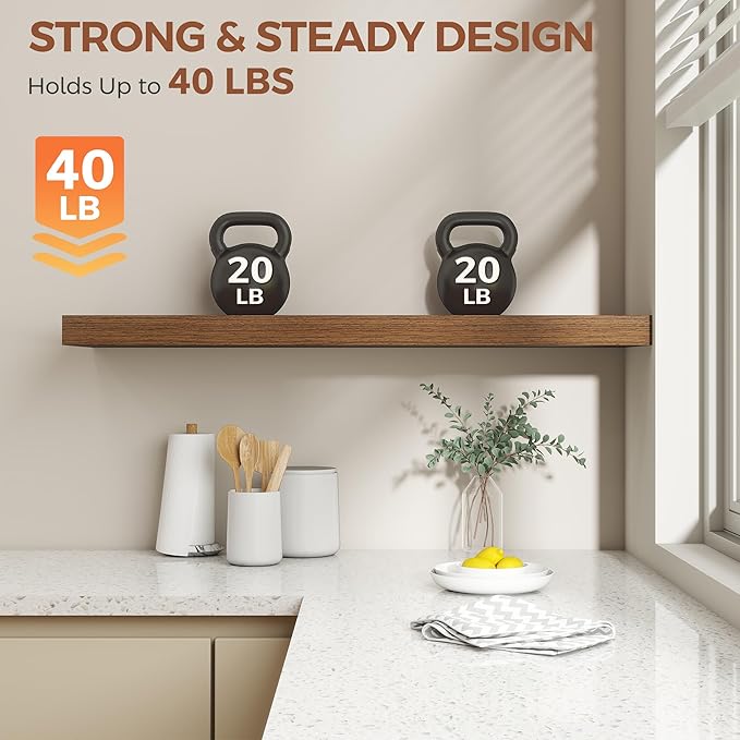 Dreamland 40 Inch Floating Shelves